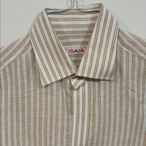 Isaia Napoli Dress Shirt. 15.5 Neck
